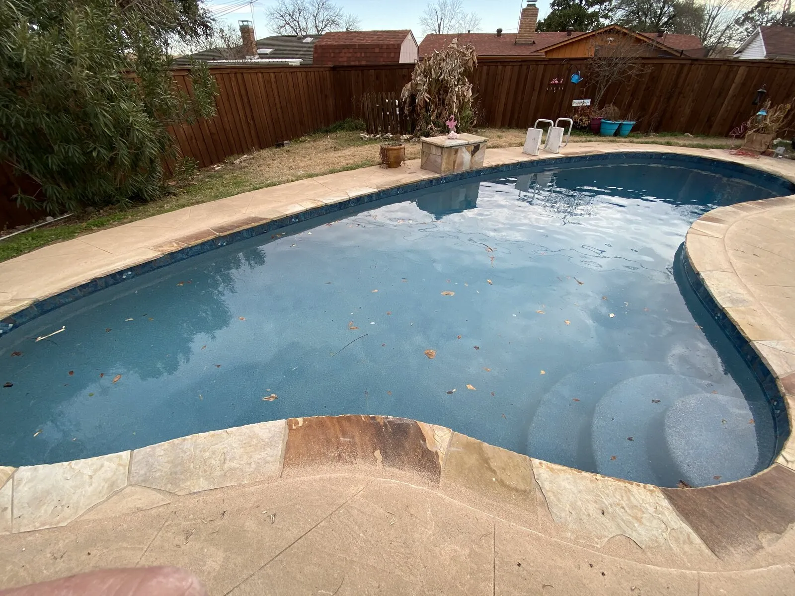 Clear pool water after — Lucent Pools Fort Worth pool maintenance and cleaning